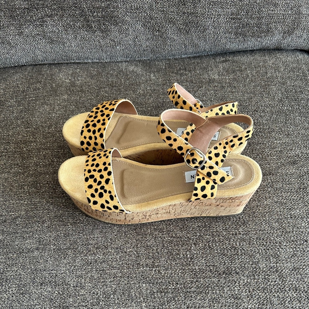 Steve Madden Leopard Print Cork Platform Sandal. … - image 4